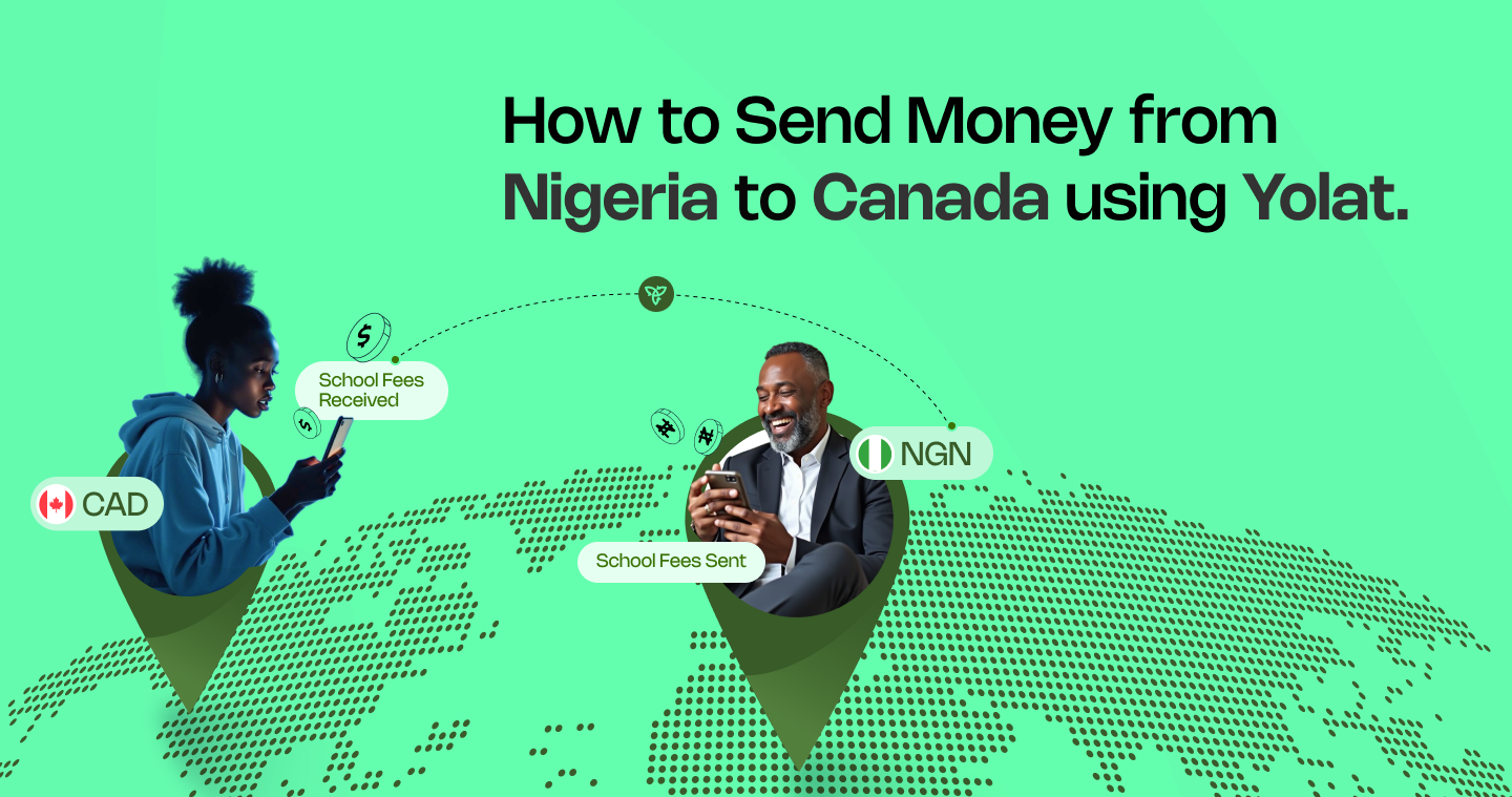 How to Send Money from Nigeria to Canada (Using Yolat)